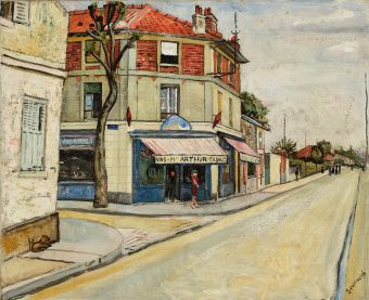 House’s company Artur, tableau de Nathan Grunsweigh, vendu par la galerie Marek & Sons.